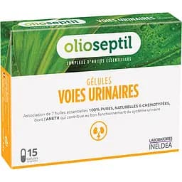 Комплекс Olioseptil Сечовивідні шляхи 7 ефірних олій 15 капсул