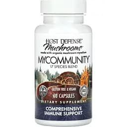 Підтримка імунітету комплекс із 17 грибів Fungi Perfecti Mushrooms Comprehensive Immune Support 60 капсул
