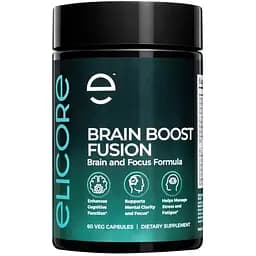 Комплекс для работы мозга Elicore Labs Brain Boost Fusion, 60 вегакапсул