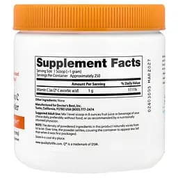 Вітамін С Doctor's Best Pure Vitamin C Powder 250 гр - мініатюра 2