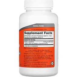 Ацетил карнитин Now Foods L-Carnitine Pure Powder порошок 85 г - мініатюра 2