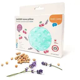 Грілка BabyOno Cherry з кісточок вишні та ароматом лаванди 13х16 см м'ятна (796/04) - мініатюра 2