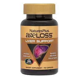 Натуральна добавка Natures Plus Age-Less Liver Support, 90 капсул