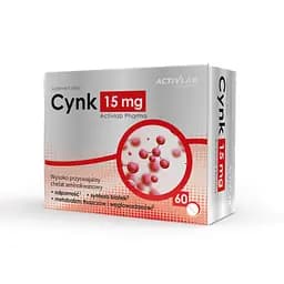 Вітаміни та мінерали Activlab Cynk 15 mg, 60 таблеток