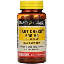 Вишневый экстракт Mason Natural Tart Cherry 500 мг 90 вегетарианских капсул
