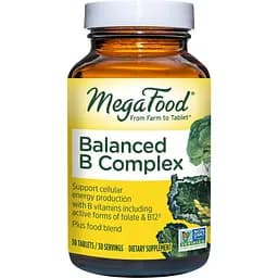 Вітаміни та мінерали MegaFood Balanced B Complex 30 таблеток