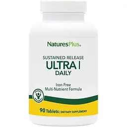 Мультивітаміни Nature's Plus Ultra I Multi Iron-Free 90 tabs (1086-2023-10-5226)