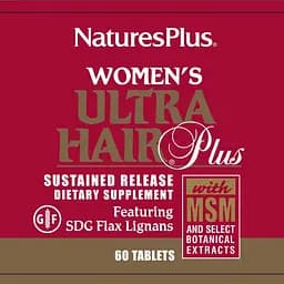 Комплекс для жінок Nature's Plus Ultra Hair для росту та оздоровлення волосся 60 таблеток (NTP4833) - мініатюра 4