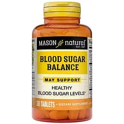Добавка Mason Natural Blood Sugar Balance баланс цукру в крові 30 таблеток