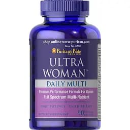 Мультивітаміни для жінок Puritans Pride Ultra Woman™ Max Daily Multi Multivitamin 90 капсул