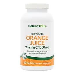 Вітаміни та мінерали NaturesPlus Orange Juice Vitamin C 1000 mg 60 жувальних таблеток