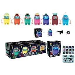 Ігровий набір Among Us на батарейках зі зброєю, 10.5x6.2x12.5 см (В асортименті)