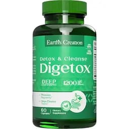 Натуральна добавка Earth‘s Creation Digetox 60 капсул