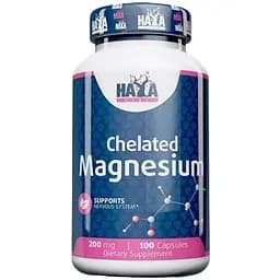 Магній Хелат Haya Labs Chelated Magnesium 200 мг 60 капсул