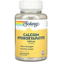 Дієтична добавка Solaray Calcium Hydroxyapatite 1000 мг 120 капсул