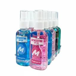 Набір дезінфекційних засобів Манорм Мікс антисептиків 50 мл x 10 шт.