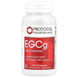 Екстракт зеленого чаю Protocol for Life Balance EGCg Green Tea 90 капсул
