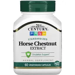 Натуральная добавка 21st Century Horse Chestnut Extract 60 вегакапсул