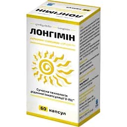 Диетическая добавка Лонгимина общеукрепляющего действия 60 капсул