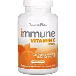 Вітамін С NaturesPlus зі смаком апельсину 100 жувальних таблеток 