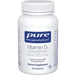 Вітамін Pure Encapsulations Vitamin D3 Pure Encapsulations 250 капсул