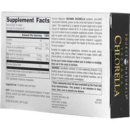 Хлорела Source Naturals Yaeyama Chlorella 200 мг 300 таблеток - мініатюра 3