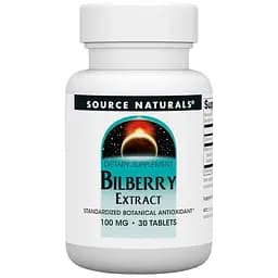 Екстракт чорниці Source Naturals Bilberry Extract 100 мг 30 веганських капсул - мініатюра 1