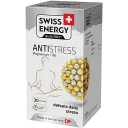 Магній та вітамін В6 Swiss Energy Antistress Magnesium+B6 Анти-стрес 30 капсул - мініатюра 2