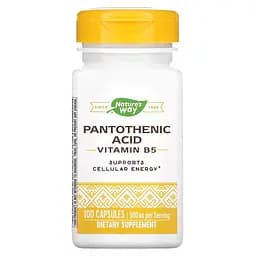Вітаміни та мінерали Nature's Way Pantothenic Acid, 100 капсул