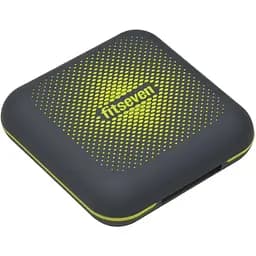 Органайзер для таблеток UZspace Fitseven графітово-жовтий (TP005GY)