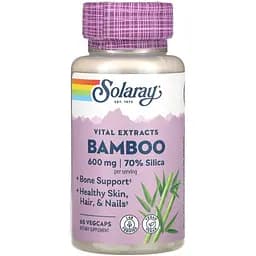 Натуральна добавка Solaray Bamboo Stem Extract 300 mg, 60 вегакапсул
