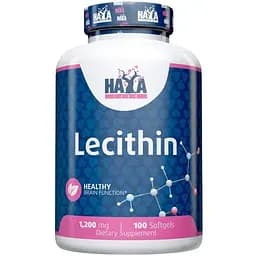 Натуральная добавка Haya Labs Lecithin 1200 mg 100 капсул