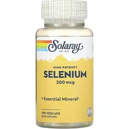 Селен Solaray Selenium 200 мгк 100 капсул