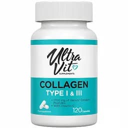 Колаген VPLab Collagen Type I & III 120 капсул - мініатюра 1