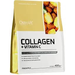 Для суглобів та зв'язок OstroVit Collagen + Vitamin C Pineapple 400 г