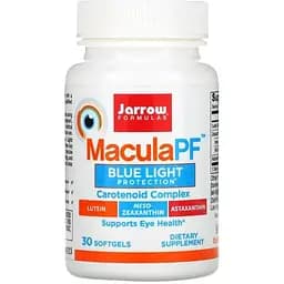 Естественная добавка Jarrow Formulas MaculaPF Blue Light Protection 30 капсул