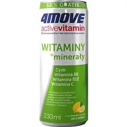 Вітаміни та мінерали 4MOVE Active Vitamin Vitamins & Minerals 330 мл Лимон-лайм