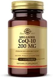Натуральна добавка Solgar Megasorb CoQ-10 200 mg, 30 капсул
