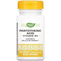 Витамины и минералы Nature's Way Pantothenic Acid 100 капсул