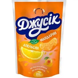 Напій соковий Джусік Апельсин-Мандарин пастеризований 200 мл