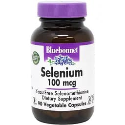Витамины и минералы Bluebonnet Selenium 100 мкг 90 вегакапсул