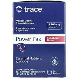 Електроліти Trace Minerals Electrolyte Stamina Power Pak зі смаком малини 183 г (30 шт. х 6.1 г) - мініатюра 7