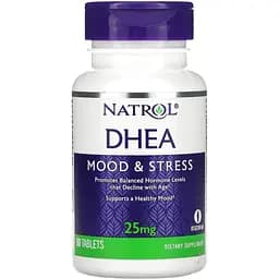 Дегідроепіандростерон Natrol DHEA 25 мг 90 таблеток (NTL00597)