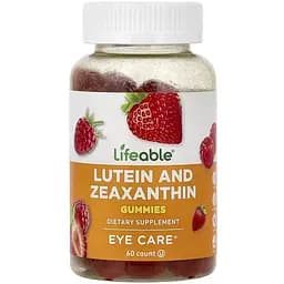 Дієтична добавка Lifeable Lutein & Zeaxanthin Adults 60 жувальних цукерок