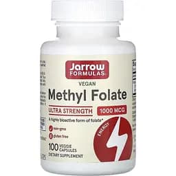 Метилфолат Jarrow Formulas Methyl Folate 1000 мкг 100 капсул