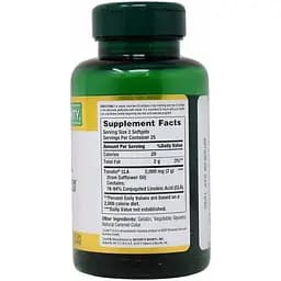 Кон'югована лінолева кислота Nature's Bounty CLA Tonalin 1000 мг 50 гелевих капсул - мініатюра 2