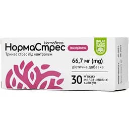 Добавка Baum Pharm Нормастрес валеріана 30 капсул