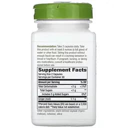 Корінь імбиру Nature's Way Ginger Root 100 вегетаріанських капсул - мініатюра 2