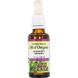Олія орегано в краплях Natural Factors Oil of Oregano Liquid 30 мл
