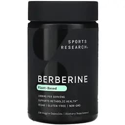 Берберин Sport Research Berberine 1000 мг 120 веганських капсул - мініатюра 1